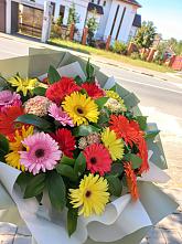 Букет цветов из:  Герберы #REPLACE_PRED# Николо-Кропотки